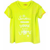 YIPPIE-HIPPIE Shirt Frottee Neongelb M