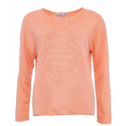 ZWILLINGSHERZ Sweatshirt Positive Mind Orange