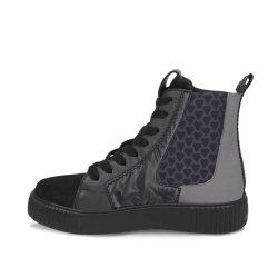 CRICKIT Damen High-Top Sneaker Rebeka – Stylischer Multicolour Leo Print mit robuster Plateausohle 37