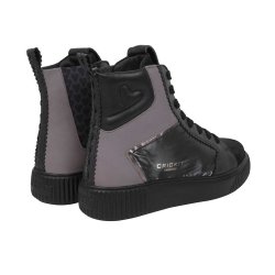 CRICKIT Damen High-Top Sneaker Rebeka – Stylischer Multicolour Leo Print mit robuster Plateausohle 37