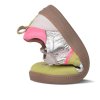 CRICKIT Damen Sneaker Ronja – Stylischer Low-Top Sneaker aus Veloursleder in Gelb mit Metallic-Details 40