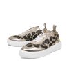 CRICKIT Damen Sneaker Oakli – Trendiger Low-Top Sneaker in Leo-Print mit Metallic-Details und robuster Sohle 39