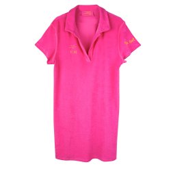 YIPPIE-HIPPIE Kleid Frottee Pink