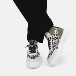CRICKIT Damen High-Top Sneaker Rebeka – Multicolour Leo Print 40
