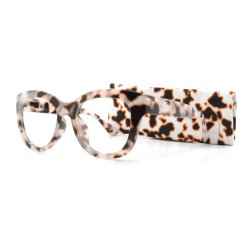AUGENSTOLZ Lesehilfe Bik Boh – Brille im Animal-Print