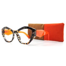 AUGENSTOLZ Diami Orange Lesehilfe + 3,0