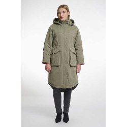Rino & Pelle Damen Parka Lina 7002511 – Warmer Parka in Green Ash 36