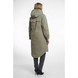 Rino & Pelle Damen Parka Lina 7002511 – Warmer Parka in Green Ash 36