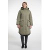 Rino & Pelle Damen Parka Lina 7002511 – Warmer Parka in Green Ash 36