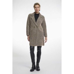Rino & Pelle Damen Mantel Madina 5012511 – Eleganter Mantel mit grafischem Muster S