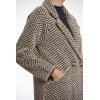 Rino & Pelle Damen Mantel Madina 5012511 – Eleganter Mantel mit grafischem Muster S