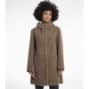 Rino & Pelle Damen Mantel Alina.7002511 – Teddyfell-Mantel mit Kapuze in Toffee