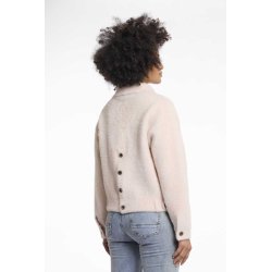 RINO&PELLE Damen Jacke Bubbly 5002511 – Kurzjacke in Teddy-Optik in Pale Pink S