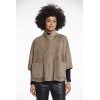Rino & Pelle Damen Cape Dewi.7002511 – Kunstfell-Cape in Toffee 44