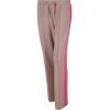 SPORTALM Damen Hose 650220-1106 – Stretchhose in Beige mit pinkem Seitenstreifen 36