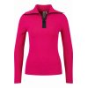 SPORTALM Damen Pullover 450188-7456 – High Collar Zip Sweater in Pink