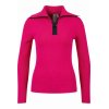 SPORTALM Damen Pullover 450188-7456 – High Collar Zip Sweater in Pink 36