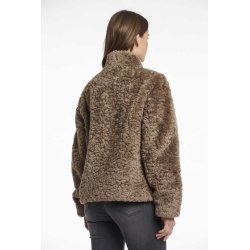 Rino & Pelle Damen Jacke Kion.7002511 – Kunstfelljacke in Toffee 42