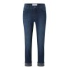 ANGELS Damen Jeans Cici Crop Glam 345700 – Cropped Slim Fit Denim mit Glam-Details 36