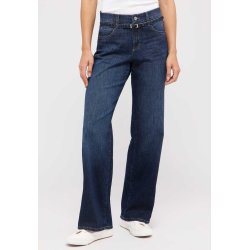 ANGELS Damen Jeans Liz Long 32 Inch 2565 – Wide Leg Denim in Dark Blue 38