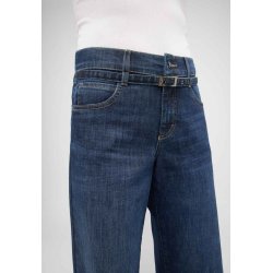 ANGELS Damen Jeans Liz Long 32 Inch 2565 – Wide Leg Denim in Dark Blue 38