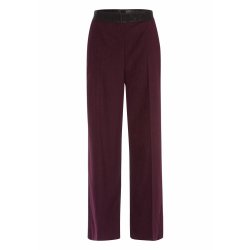 TUZZI Damen Hose 423610-000 – Weit geschnittene Cordhose in Violett 42