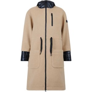 SPORTALM Damen Mantel 100212-0217 – Beige mit schwarzen Akzenten, stylisch & funktional