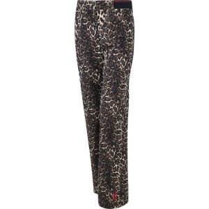 SPORTALM Damen Hose 650241-0217 – Leopardenmuster, Straight Fit, modisch & bequem