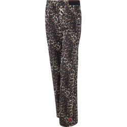 SPORTALM Damen Hose 650241-0217 – Leopardenmuster, Straight Fit, modisch & bequem 42