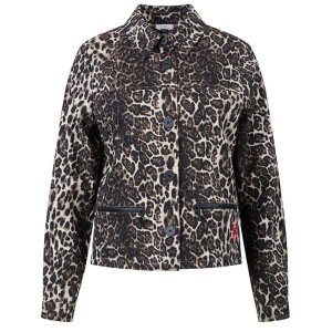 SPORTALM Damen Jacke 010270-0217 – Leopardenmuster, Button-Up, stylisch & hochwertig