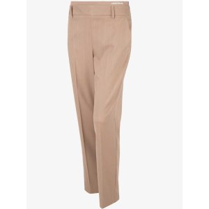 SPORTALM Damen Hose 650250-0216 – Beige mit Nadelstreifen, schmal zulaufend, elegant & modern