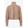 SPORTALM Damen Jacke 010278-0216 – High Collar Jacket in Beige mit Logo-Detail
