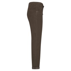 RED BUTTON Damen Hose Tessy SRB4655 – Bequeme Slim Fit Hose in Mud mit Tunnelzug