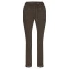 RED BUTTON Damen Hose Tessy SRB4655 – Bequeme Slim Fit Hose in Mud mit Tunnelzug 36