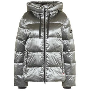 FRIEDA&FREDDIES Antrazitfarbene Pufferjacke mit Kapuze – Modell 5715 | Stylisch & Warm für den Winter