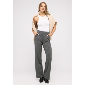 ANGELS Damen Hose Liz Easy 251730 – Elegante Wide Leg Hose in Grau 38
