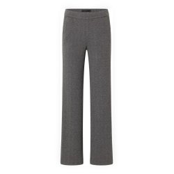 ANGELS Damen Hose Liz Easy 251730 – Elegante Wide Leg Hose in Grau 38