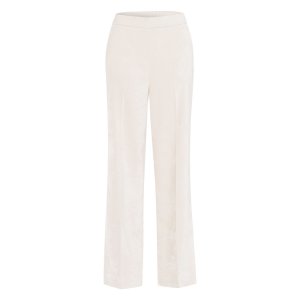 TUZZI Damenhose 425609 – High Waist, Wide Leg, Farbe Ivory