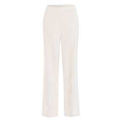 TUZZI Damenhose 425609 – High Waist, Wide Leg, Farbe Ivory 40