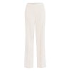 TUZZI Damenhose 425609 – High Waist, Wide Leg, Farbe Ivory 40
