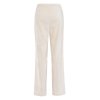 TUZZI Damenhose 425609 – High Waist, Wide Leg, Farbe Ivory 40