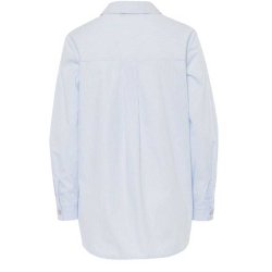 TUZZI Bluse 414110 blau-weiß gestreift | Damenbluse Baumwolle 40