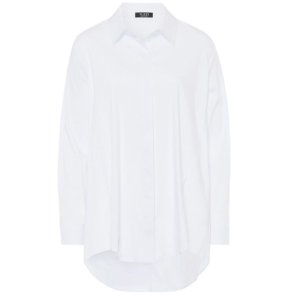 TUZZI Bluse 451100 Weiß – Stretch, verdeckte Knopfleiste 42