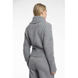 Rino & Pelle Damen Cardigan Boi.5002512 – Strickjacke mit Reißverschluss in Grau L