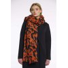 Rino & Pelle Damen Schal Malin.7002512 – Animal Print Scarf in Fire