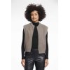 RINO&PELLE Damen Weste ELONA.700NOOS – Kurze Weste in Taupe L