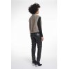 RINO&PELLE Damen Weste ELONA.700NOOS – Kurze Weste in Taupe L