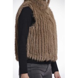 Rino & Pelle Damen Weste Dava.7002511 – Gilet mit Verschluss in Toffee 36