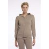 Rino & Pelle Damen Kaschmir-Jacke Pam 5002511 – Strickjacke mit Kapuze in Dark Toffee XXL