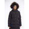 Rino & Pelle Damen Steppmantel Jade 7002512 – Langer Daunenlook-Mantel in Schwarz 40